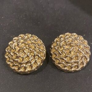 Elegant Gold-Tone Earrings